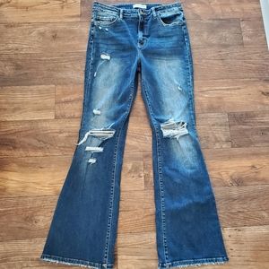 Flying Monkey distressed flare jeans size 31